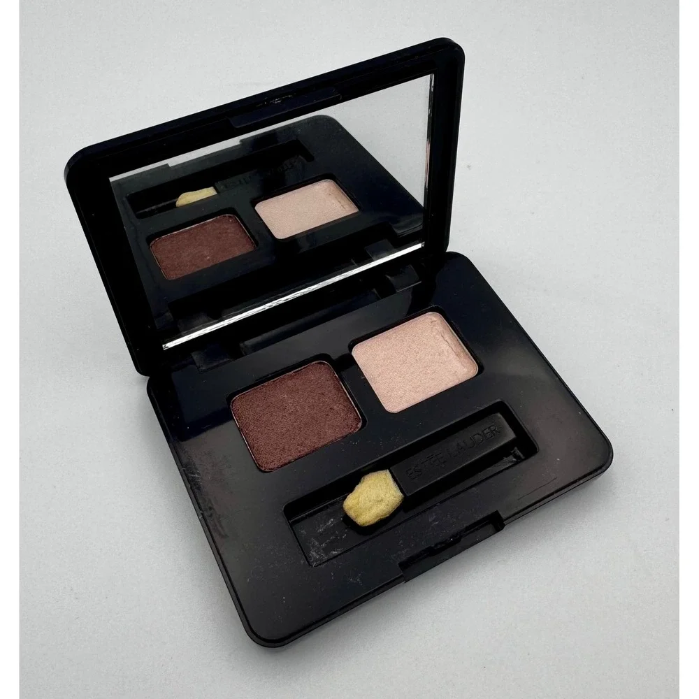 VINTAGE Estee Lauder Eyeshadow Duo Smoky Ember & Riviera Rose NEW Discontinued